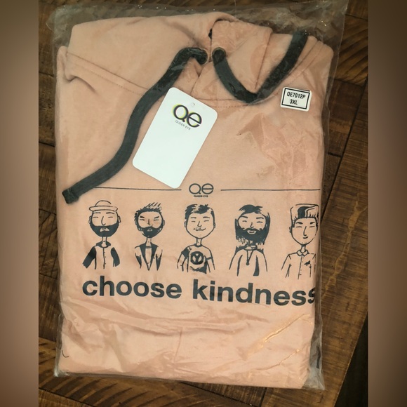 NWT Queer Eye Official Merch Choose Kindness Oversized Hoodie - Size 3X - Picture 4 of 5